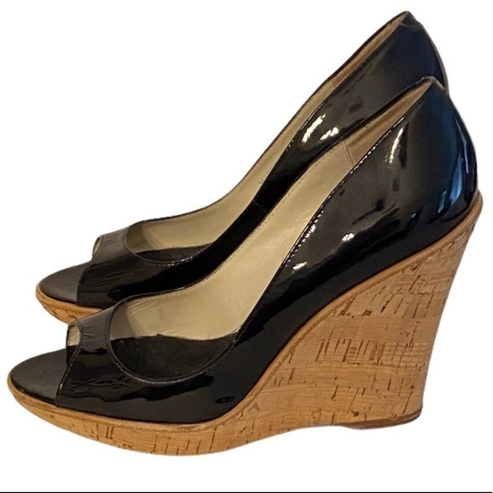 ALDO Women’s Open Toe Cork Wedge Platforms